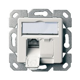 Telegärtner AMJ45 Anschlussdose Kat.6A (tief), 2 x RJ45, aw x5