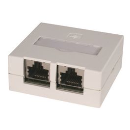 Telegärtner Boîte de raccordement VAD Cat.6 Ea, 2 x RJ45, x5