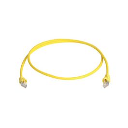 Telegärtner Câble patch, Cat.6A (profond), S/FTP, 2 m, jaune