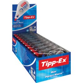 Tipp-Ex Roller correcteur Mini Pocket Mouse, 5 mm x 6 m x10