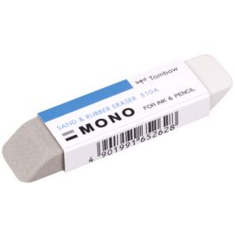 Tombow Gomme duo en caoutchouc naturel "MONO sand & rubber"