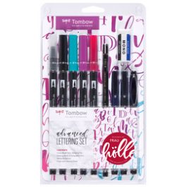 Tombow Kit de calligraphie "advanced", kit de 10