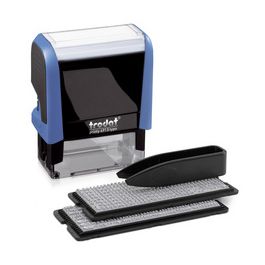 Trodat Tampon pour texte Typo Printy Set 4913, 5 lignes