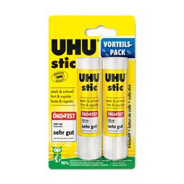 UHU Bâton de colle stic, blister 2 x 21 g Pack promo
