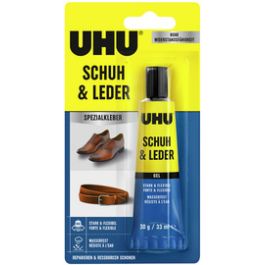 UHU Colle spéciale pour chaussures & cuir, tube de 30 g