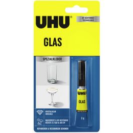 UHU Colle spéciale pour verre, tube de 3 g