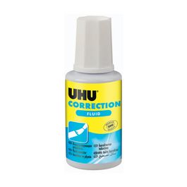 UHU Liquide correcteur Correction Fluid, blanc, 20 ml