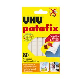 UHU Pâtes adhésives patafix, repositionnable, blanc
