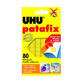 UHU Pâtes adhésives patafix, repositionnable, jaune