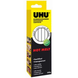 UHU Recharge pour pistolet Hot Melt, 200 g, transparent