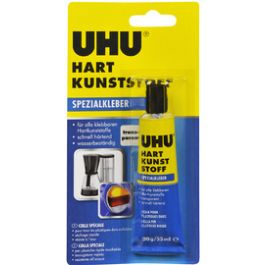 UHU colle spéciale" HART KUNSTSTOFF", plastique dur, 30 g