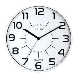 UNiLUX Horloge à quartz "POP", diamètre: 300 mm, blanc