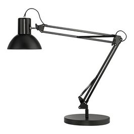 UNiLUX Lampe de bureau SUCCESS 80, pince/socle, noir