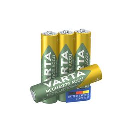 VARTA Pile NiMH "RECHARGE ACCU Recycled", Micro AAA, 800 mAh