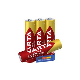 VARTA Pile alcaline Longlife Max Power, Micro, (AAA)