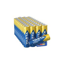 VARTA Pile alcaline Longlife Power carton, Mignon (AA)