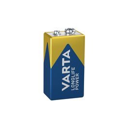 VARTA Pile alcaline Longlife Power, E-Bloc (9V/6LR61)