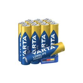 VARTA Pile alcaline Longlife Power, micro (AAA), pack éco