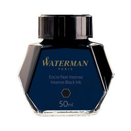 WATERMAN Flacon d'encre, contenu: 50 ml en verre, noir