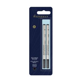 WATERMAN Recharge pour stylo roller, blister de 2, noir