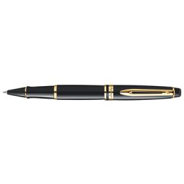 WATERMAN Stylo roller à encre Expert, Black G.C.