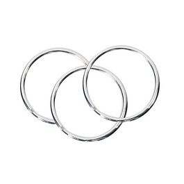 WEDO Anneaux porte-clés en métal, diamètre: 20 mm