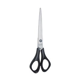 WEDO Ciseaux universels en acier inoxydable, pointu, noir