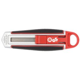 WEDO Cutter de sécurité Long Blade, lame: 18 mm, rouge/noir