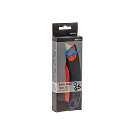 WEDO Cutter de sécurité PLUS 839, lame: 19 mm, noir/rouge