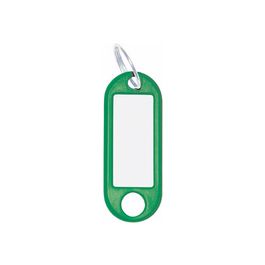 WEDO Porte-clés avec anneau, diamètre: 18 mm, vert