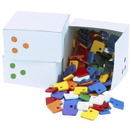 WEDO Protections angulaires pour clés, carton de 100 pièces