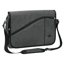 WEDO Sacoche pour notebook Messenger Bag COLLEGE, gris