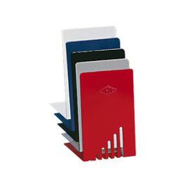 WEDO Serre-livres (L)140 x (P)140 x (H)85 mm, blanc x2