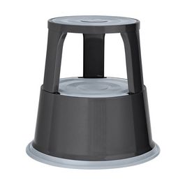 WEDO Tabouret marchepied, en métal, RAL 7012, gris