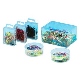 WEDO Trombones recouvertes de plastique, 27 mm, assorti