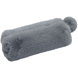 WEDO Trousse "FLUFFY", en peluche, gris bleu