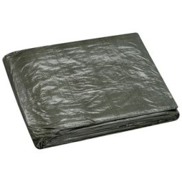 WESTEX Bâche toile avec oeillets, 6 x 8 m, vert, 75 g