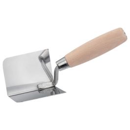 WESTEX Truelle d'angle intérieur, poignée bois, 80x60x60 mm