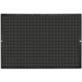 Wonday Ardoise en plastique, uni/quadrillé, noir