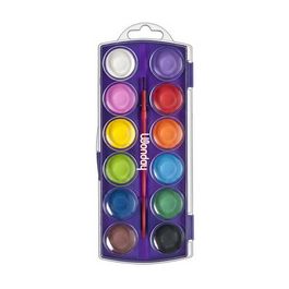 Wonday Boîte de pastilles de peinture, 12 couleurs