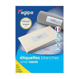 agipa Etiquette d'expédition, opaque, 199,6 x 143,5 mm