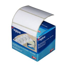 agipa Etiquettes d'expédition, 75 x 34 mm, en rouleau, blanc