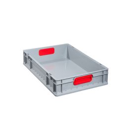allit Bac de rangement ProfiPlus EuroBox 612, gris/rouge