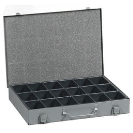 allit Mallette à petites pièces EuroPlus Metall 34/18, gris