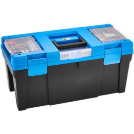 allit Valise à outils McPlus Promo 23, PP, noir / bleu