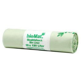 bioMAT Sac compostable, 120 litres, vert
