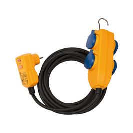brennenstuhl Schutzadapterkabel IP54, 4-fach, Länge: 5,00 m