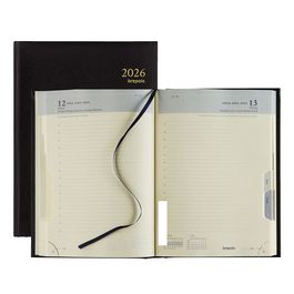 brepols Agenda journalier "EURO", 148 x 210 mm, 2026, noir