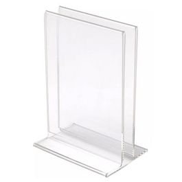 deflecto Porte-brochures & menu, A4 portrait, transparent