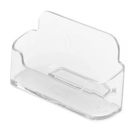 deflecto Porte-cartes de visite, 1 compartiment, transparent